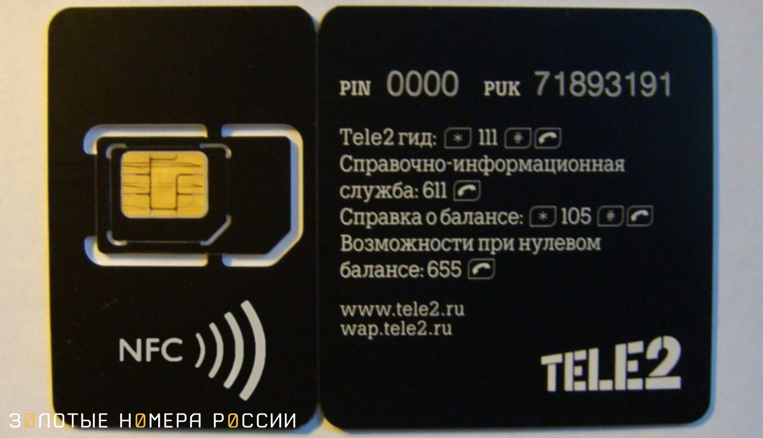 Что такое сим карта Теле2 с NFC